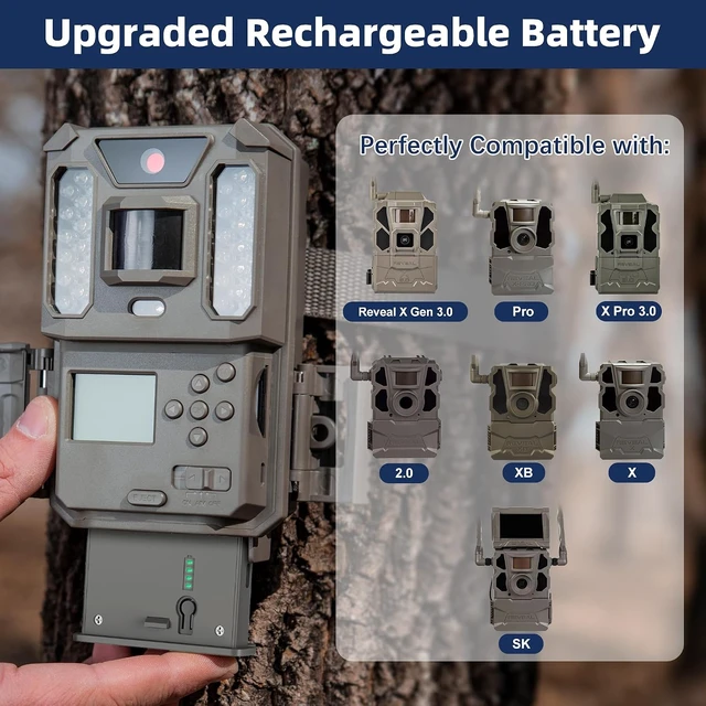 Alt view image 4 of 7 - Lesaps 2-Pack 6000mAh Rechargeable Reveal Lipo Lithium Batteries Pack