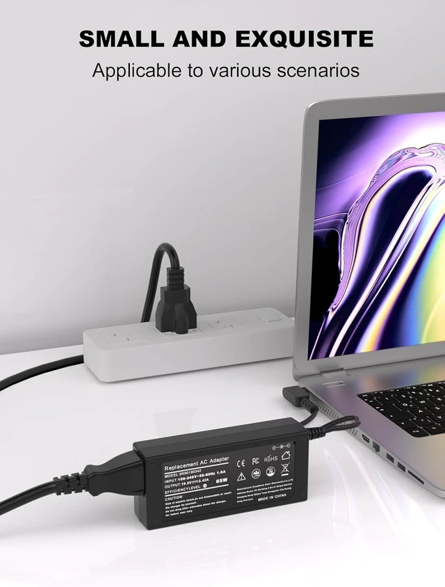 Alt view image 7 of 7 - Tikon 65W Laptop Charger for Acer Aspire 5 3 1