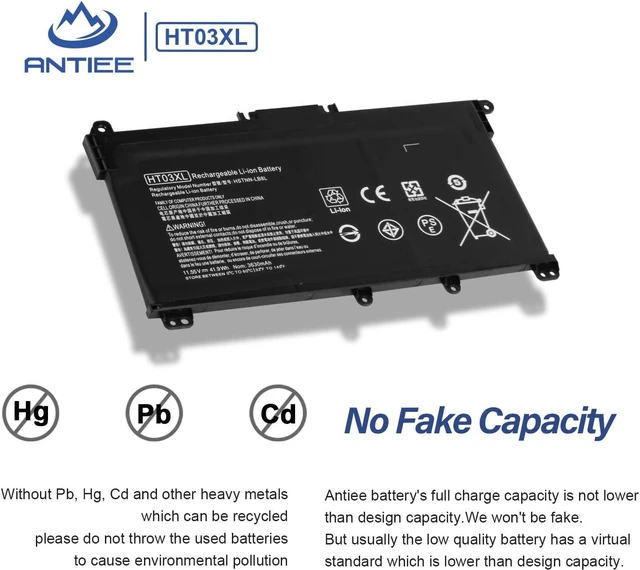 Alt view image 4 of 7 - HT03XL Battery Replacement for HP Pavilion 14 15 17 15-CS 15-DA 15-DB