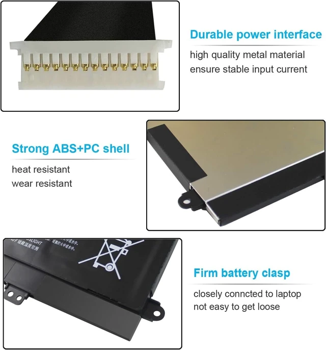 Alt view image 3 of 7 - PX03XL PXO3XL 715050-001 Notebook Battery for HP Envy Touchsmart M6-K 14-K Sleekbook m6-k015dx m6-k025dx m6-k022dx m6-k125dx m6-k010dx m6-k012dx m6-k054ca m6-k088ca 14-k000 14-k100 714762-1C1 50Wh