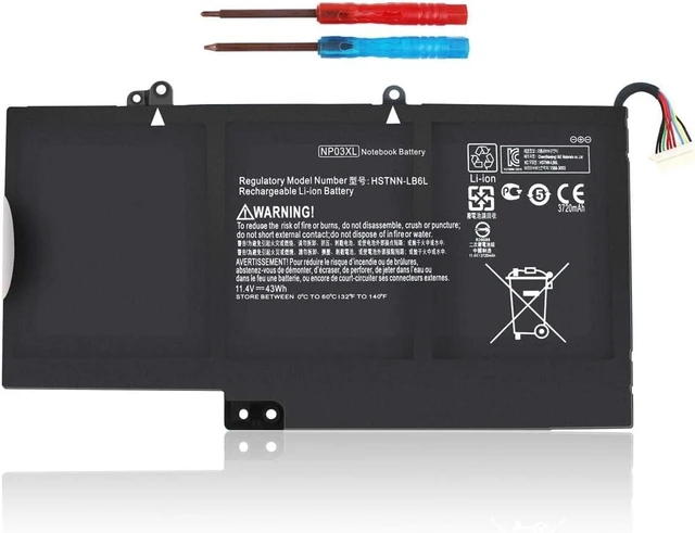 Main image of NP03XL 761230-005 Battery for HP Envy X360 15-u010dx 15-u011dx 15-u110dx 15-u111dx 15-u473cl 15-u483cl 15-u363cl Pavilion X360 13-a010dx 13-a012dx 13-a110dx 13-a113cl 13-a013cl 760944-421 HSTNN-LB6L