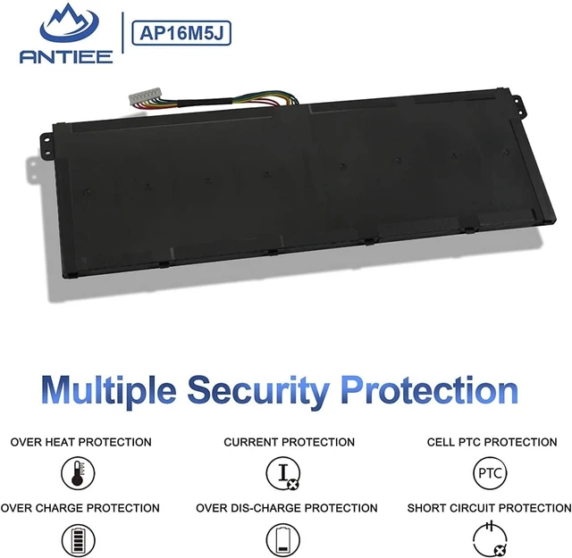 Alt view image 6 of 7 - AP16M5J Laptop Battery for Acer Aspire 1 A114-31 A114-32 Aspire 3 A314-31
