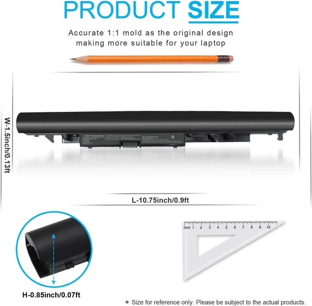 Alt view image 3 of 7 - JC04 JC03 919700-850 919681-421 Battery for HP 15-bs 17-bs 15-bw 15-bs0xx 17-bs0xx 15-bs1xx 15-bs015dx 15-bs013dx 15-bs192od 17-bs011dx 17z-ak000 Series 919701-850 HSTNN-LB7V HSTNN-LB7W HSTNN-DB8E