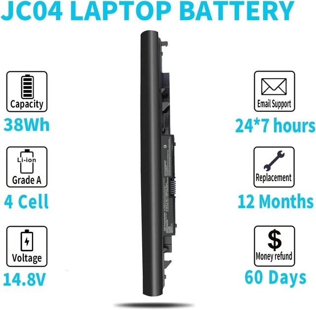 Alt view image 5 of 7 - JC04 JC03 919700-850 919681-421 Battery for HP 15-bs 17-bs 15-bw 15-bs0xx 17-bs0xx 15-bs1xx 15-bs015dx 15-bs013dx 15-bs192od 17-bs011dx 17z-ak000 Series 919701-850 HSTNN-LB7V HSTNN-LB7W HSTNN-DB8E