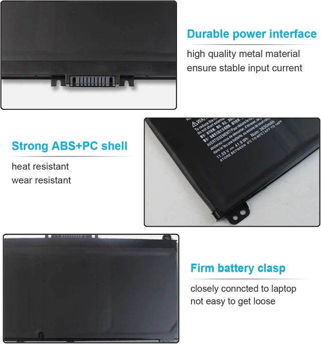 Alt view image 4 of 6 - TF03XL 920070-855 920046-421 Battery for HP Pavilion 15-CC 15-CD 15-CC023CL 17-AR050WM 17-AR007CA 15-cc154cl 15-cc060wm 15-cc152od 15-cd040wm 920046-121 920046-541 HSTNN-LB7X HSTNN-IB7Y HSTNN-LB7J