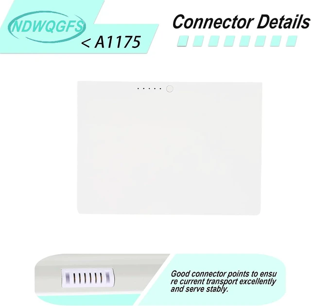 Alt view image 3 of 7 - A1175 Laptop Battery for Apple MacBook Pro 15" inch A1260 A1150 A1211 A1226 for 2006 2007 2008 Version MA348 MA348/A MA348G/A MA348J/A Laptop Notebook-Li-ion a1175 battery11