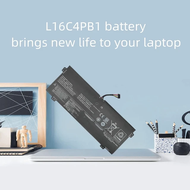 Alt view image 4 of 4 - L16L4PB1 L16C4PB1 Laptop Battery Compatible with Lenovo Yoga 720 13 720-13IKB 720-131KB 720-13lKB 80X6, Yoga 730-13IKB 730-131KB 81C3, Yoga 730 730-13IWL 730-131WL 730-13lWL 81JR, L16M4PB1 5B10M52738