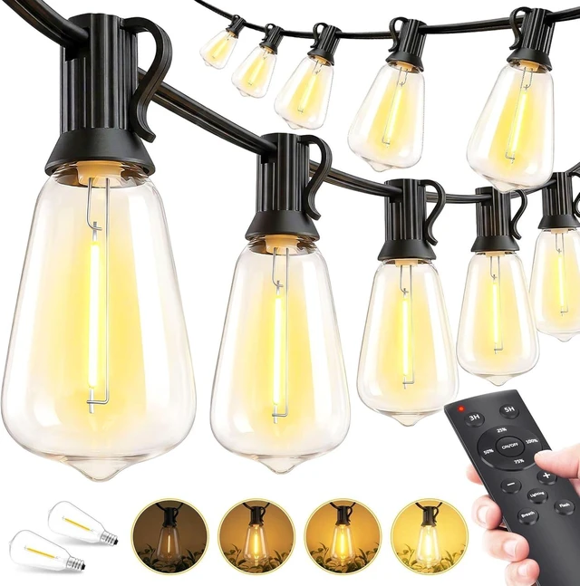 Main image of Outdoor Lights String Patio Outside - 100ft 30M LED Waterproof Light ST38