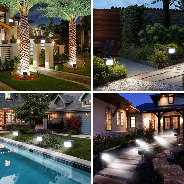 Alt view image 5 of 7 - nipify Solar Lights Outdoor Waterproof, Motion Sensor Spot Landscape Light