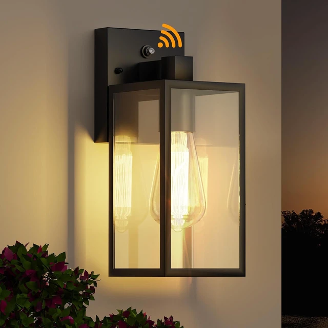 Main image of Dusk to Dawn Exterior Lighting Fixtures, Outdoor Porch Light Wall Sconce