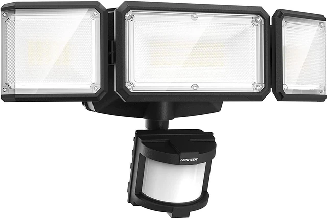 Main image of LEPOWER 1500LM Battery Powered Outdoor LED Flood Light with Motion Sensor