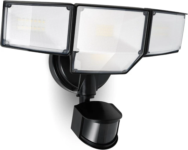 Main image of LUTEC 80W 9000LM Security Light Hardwire Motion Sensor Outdoor Lights