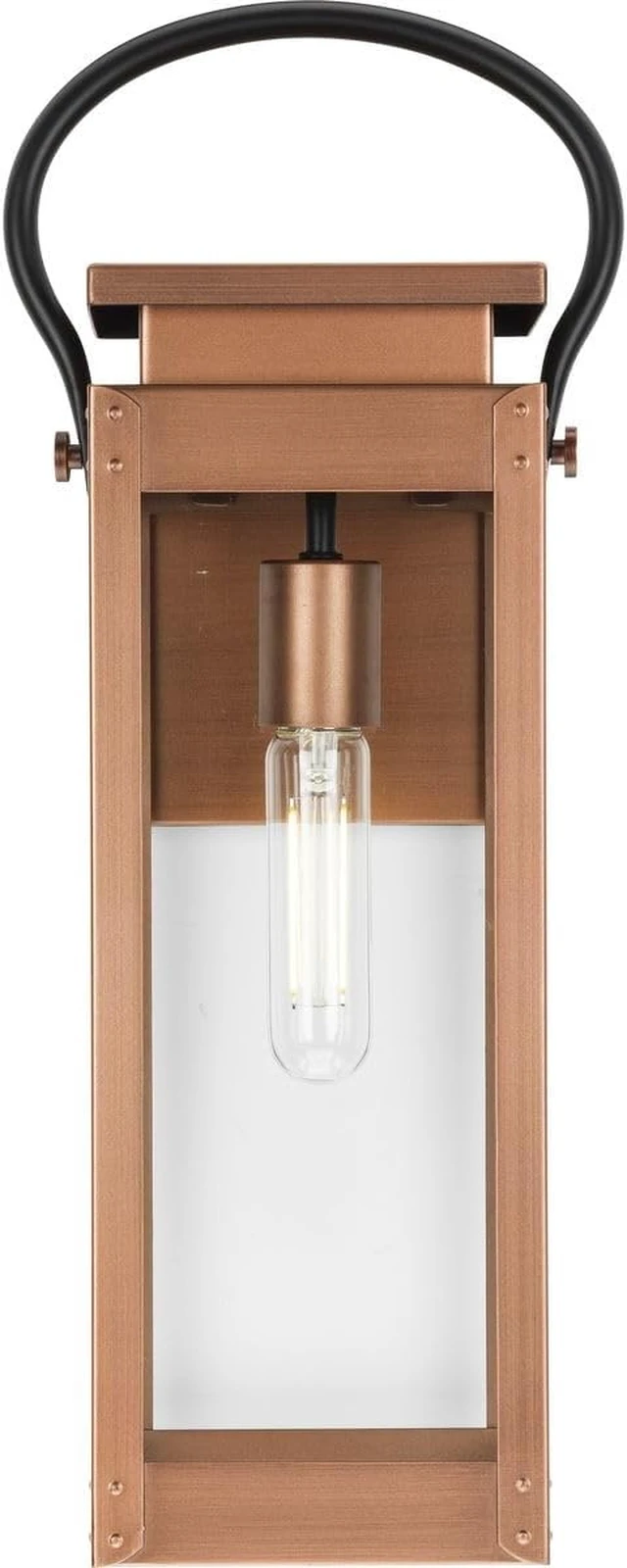 Alt view image 4 of 7 - Progress Lighting Union Square Outdoor Wall Light, Antique Copper