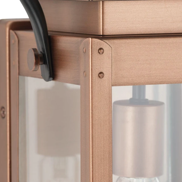 Alt view image 5 of 7 - Progress Lighting Union Square Outdoor Wall Light, Antique Copper