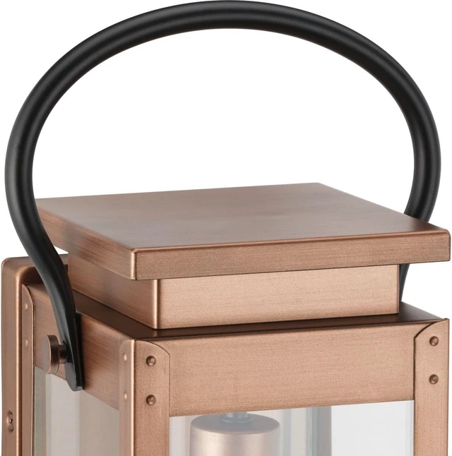 Alt view image 6 of 7 - Progress Lighting Union Square Outdoor Wall Light, Antique Copper