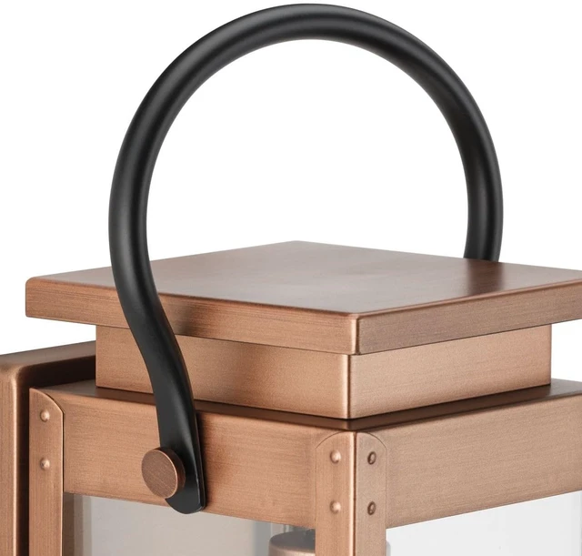 Alt view image 7 of 7 - Progress Lighting Union Square Outdoor Wall Light, Antique Copper