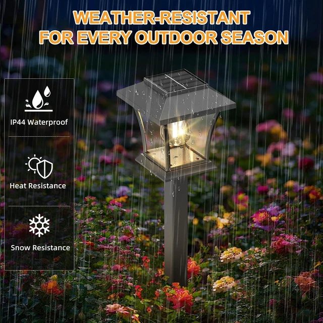 Alt view image 5 of 7 - Sparkblaze 16 Pack Solar Pathway Lights Outdoor, Warm White