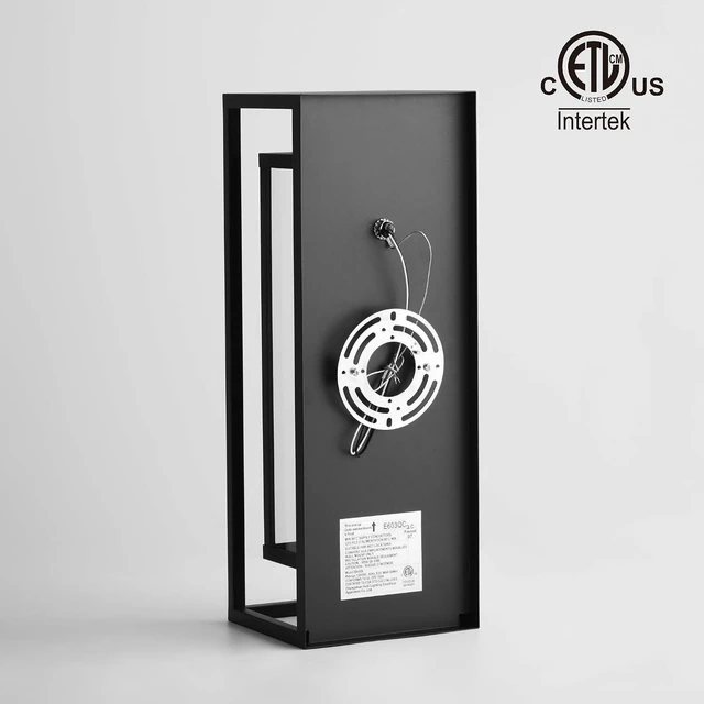 Alt view image 7 of 7 - mirrea 18" Modern Outdoor Porch Wall Light, Matte Black, 2 Pack