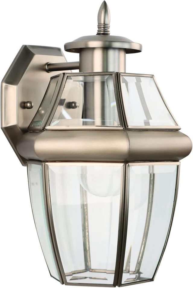 Main image of Outdoor Wall Lantern, 12 Inch Waterproof Exterior Light Fixture.
