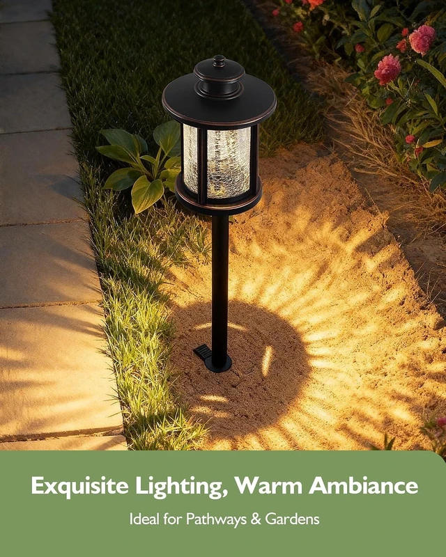 Alt view image 2 of 7 - LITFIT Low Voltage Landscape Lighting, 6-Pack LED Pathway Lights Outdoor