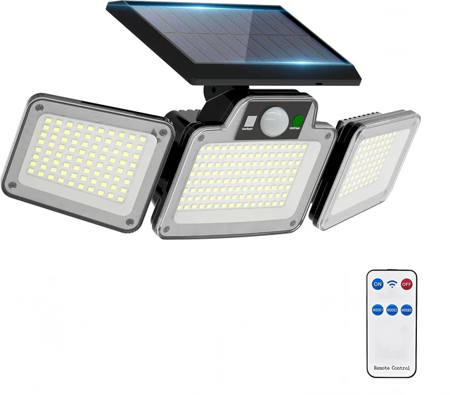 Main image of JumJam Solar Flood Lights, Security Lights Outdoor Motion Sensor for Garden