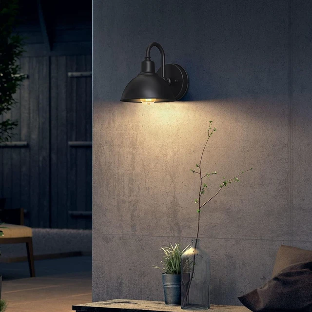 Alt view image 7 of 7 - Barn Light Gooseneck Light, Small Farmhouse Outdoor Lighting