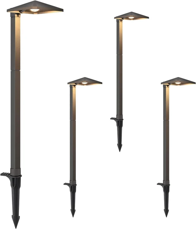 Main image of EDISHINE Low Voltage Pathway Lights, LED Landscape Lighting, 4 Pack