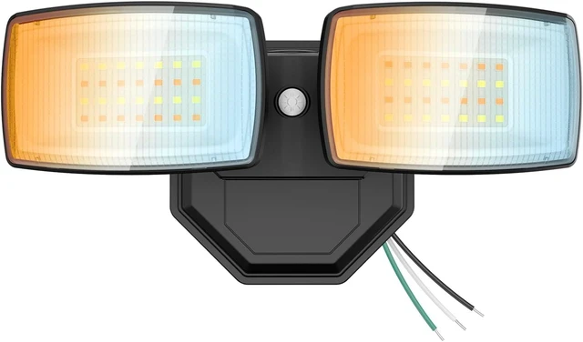 Main image of Onforu Flood Lights Outdoor 3CCT, 32W Hardwired Security Light, Yard, Porch