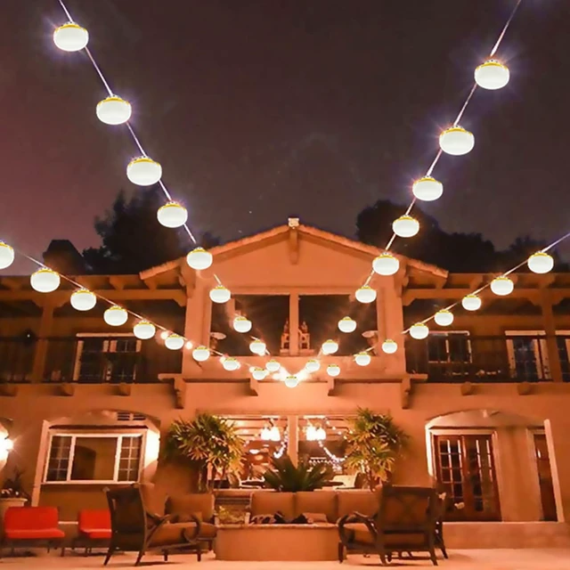 Alt view image 6 of 7 - New Upgrade 50FT Construction String Lights LED Industrial Grade 3Prong