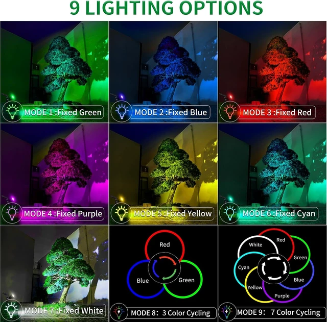 Alt view image 3 of 7 - Halloween Solar Spot Lights Outdoor Ideal Xmas Decor for Landscape-RGB-4P