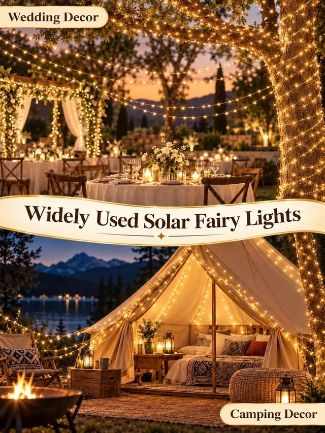 Alt view image 2 of 7 - BHCLIGHT Solar String Lights Outdoor, 2 Pack 80 FT 200 LED Fairy Lights