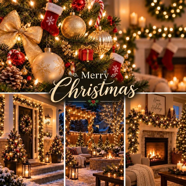 Alt view image 3 of 7 - Connectable 88Ft 240LED Christmas String Lights Outdoor Indoor, Warm White