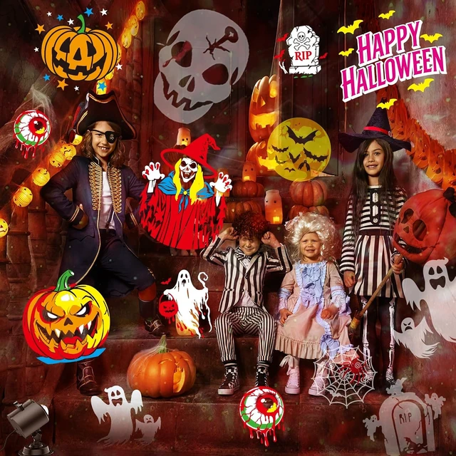 Alt view image 3 of 7 - 2026 Upgraded Halloween Projector, 8 Patterns (Ocean Wave & Patterns),8 Theme Waterproof Holiday Projector with Remote for Halloween,Christmas,Happy New Year