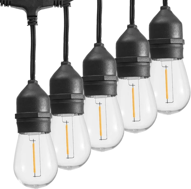 Main image of SUNTHIN 105FT Outdoor String Lights with 34 1W LED Bulbs