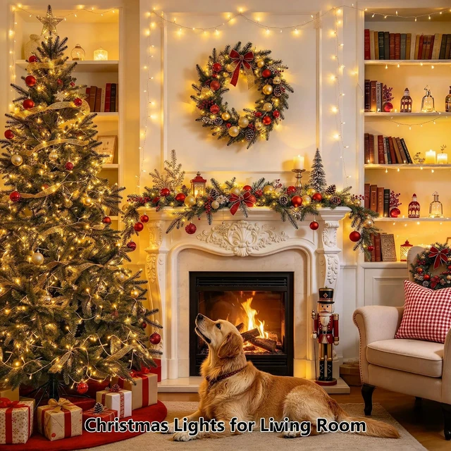 Alt view image 4 of 7 - JMEXSUSS 200 LED Christmas Lights Outdoor Indoor String Lights for Bedroom