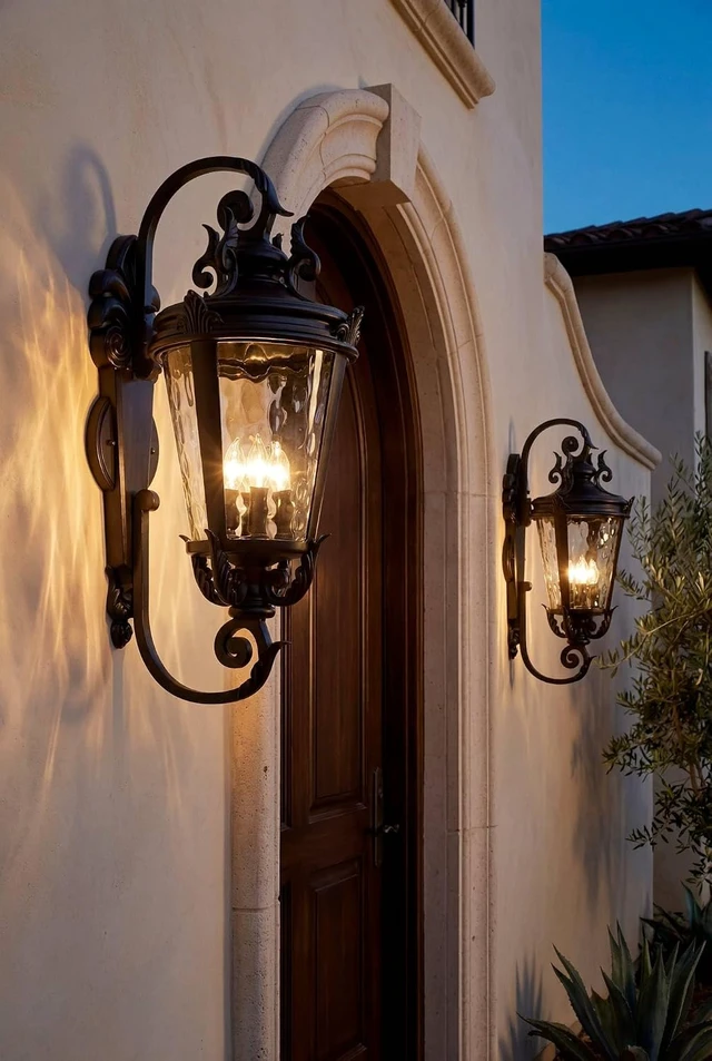 Alt view image 6 of 7 - Casa Marseille 27 1/2" High Black Rustic Outdoor Wall Light Fixture