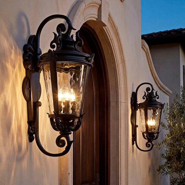 Alt view image 7 of 7 - Casa Marseille 27 1/2" High Black Rustic Outdoor Wall Light Fixture