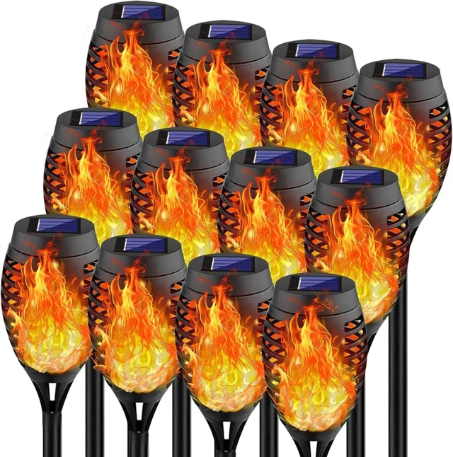 Main image of Swingers Solar Lights Outdoor, Halloween Solar Torch Lights