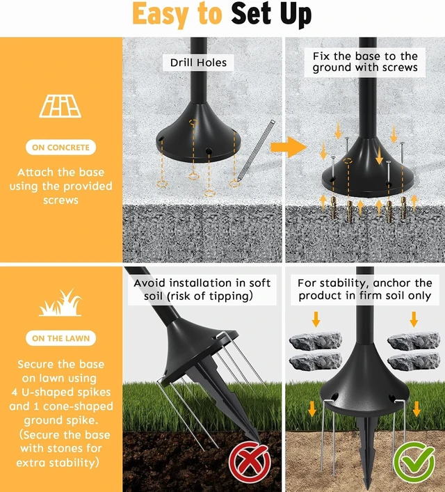 Alt view image 7 of 7 - 63" Solar Lamp Post Light 2 Pack, Solar Post Lights Outdoor