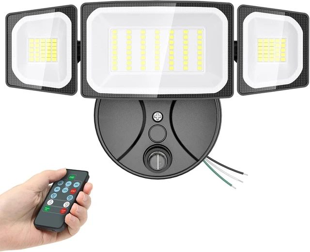 Main image of Onforu Dusk to Dawn Outdoor Lighting,70W Security Lights with Remote,7000LM Flood Lights Outdoor Wired,IP65 Waterproof Lights Fixture,2Modes 3 Adjustable Heads Photocell Light for Garage Patio Yard