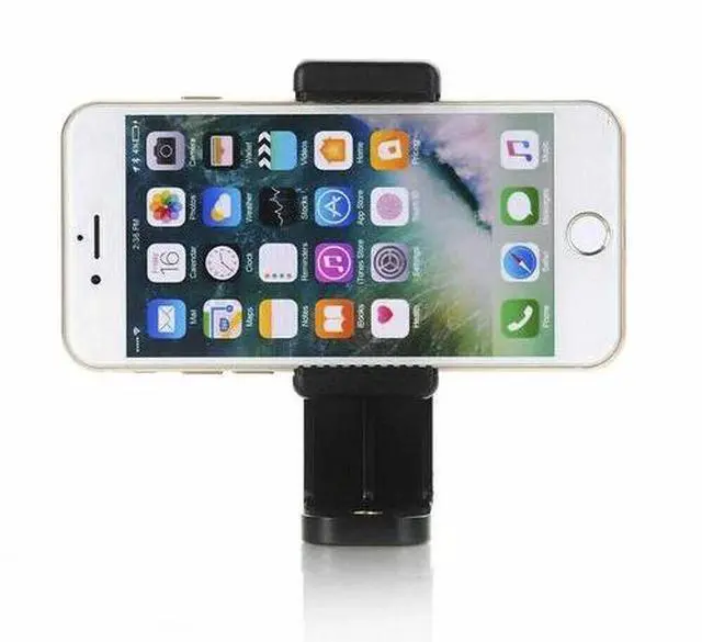 Alt view image 4 of 7 - Smartphone Holder Tripod Adapter Cell Phone Bracket Mount Clip for Selfie Stick