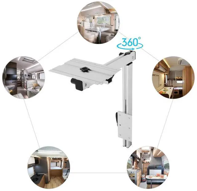 Main image of Adjustable RV Table Leg 360° Swivel For RV, Yachts Aluminum Alloy Space Saving
