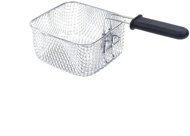 Alt view image 7 of 7 - Electric Deep Fryer With Basket Small Fryer Stainless Steel Fish Fryer 1KW 2.5L