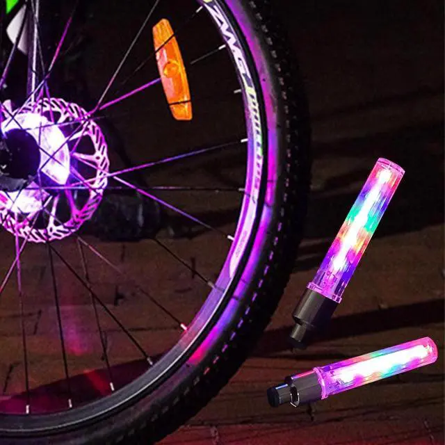 Alt view image 5 of 7 - 2Pcs LED Valve Stem Splendid Caps for Car, Bike & Motorcycle - Easy Installation