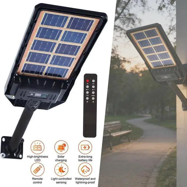 Main image of Commercial 1000000LM LED Outdoor Dusk to Dawn Solar Street Light Road Area Lamp