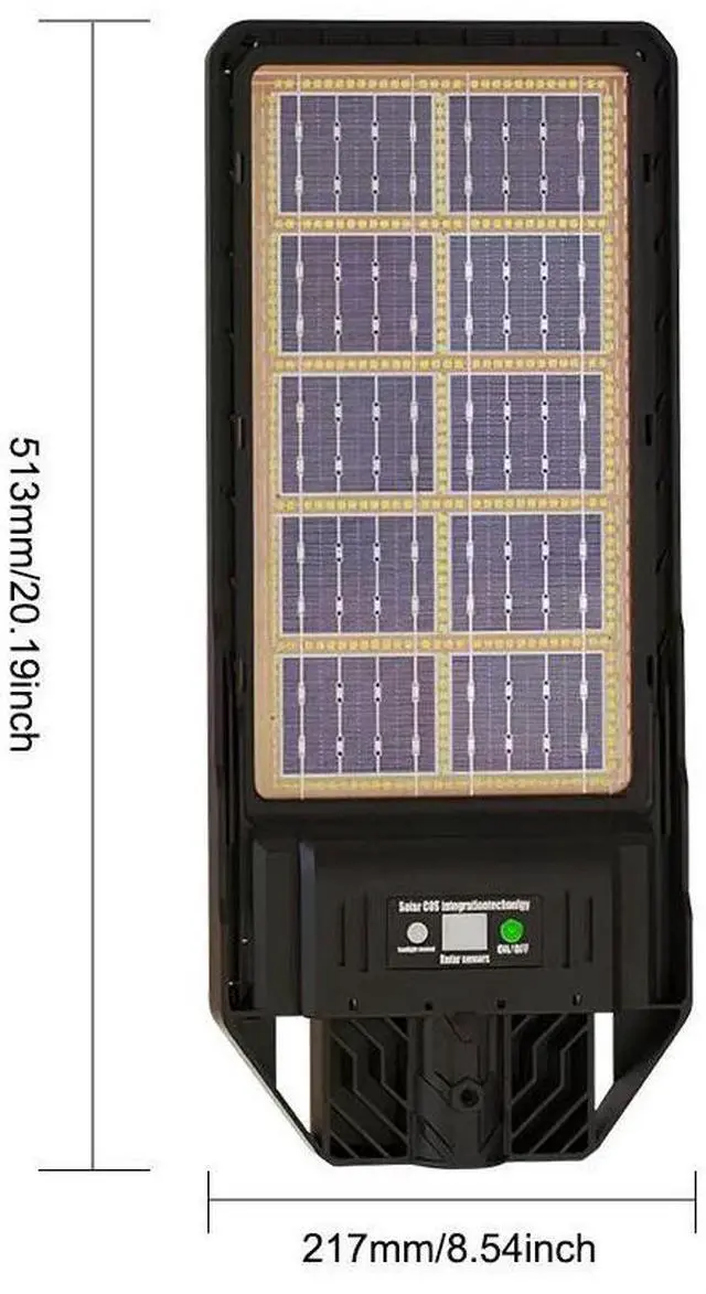 Alt view image 6 of 7 - Commercial 1000000LM LED Outdoor Dusk to Dawn Solar Street Light Road Area Lamp