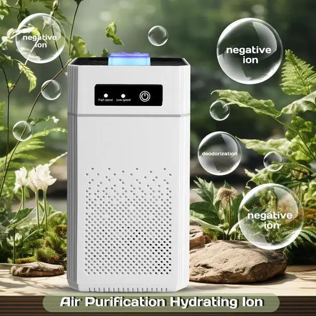Alt view image 4 of 7 - Home True HEPA Air Purifier Large Room Air Cleaner for Allergies Smoker Pet Dust
