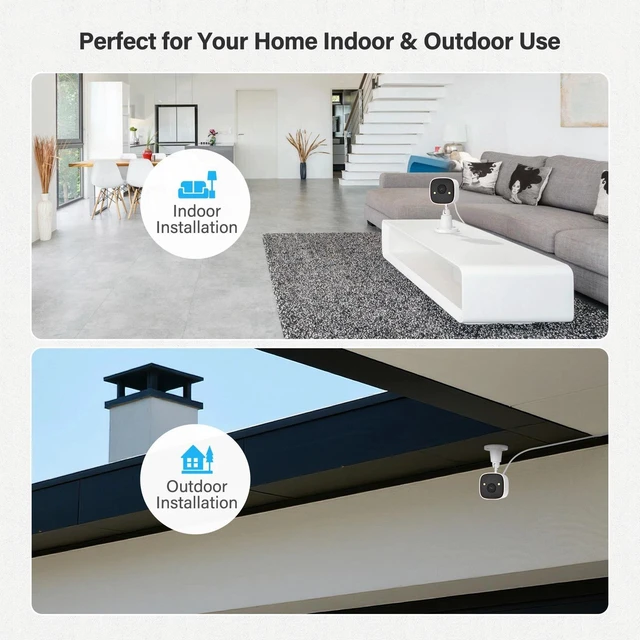 Alt view image 7 of 7 - 3MP WiFi Wireless Indoor Home Security Camera Night Vision Baby Pet Monitor
