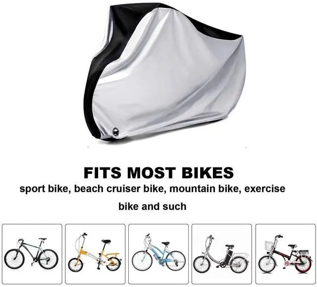 Alt view image 2 of 7 - All-Weather Waterproof Bike Cover - Outdoor UV Protection for Mountain Bicycles