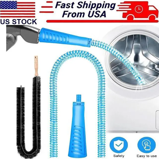 Main image of Dryer Vent Cleaner Kit Vacuum Attachment Hose with Lint Remover Cleaning Brush